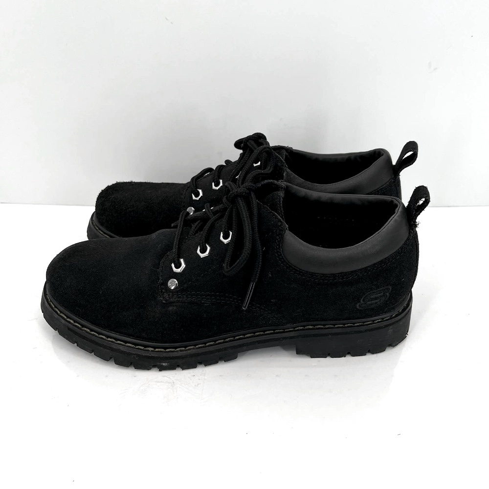 Skechers Alley cat nubuck lug sole leather sneakers men’s shoes